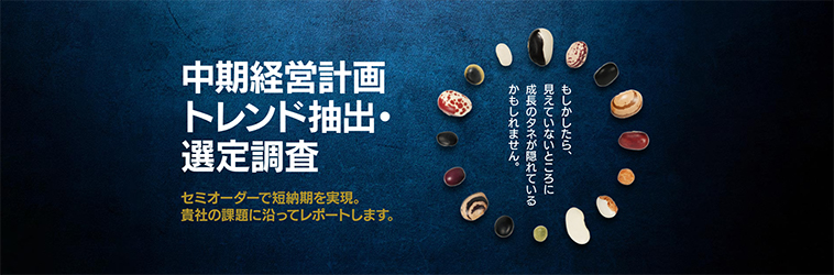 中期経営計画トレンド抽出･選定調査